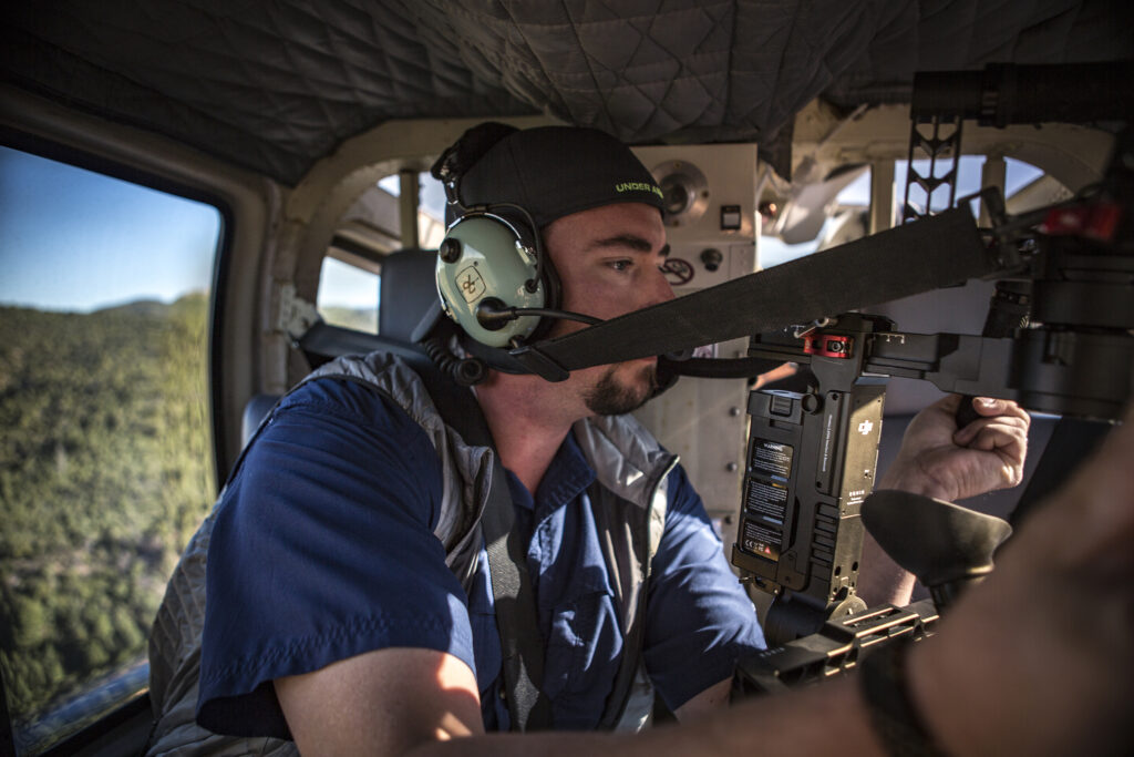 Aerial Footage from a Helicopter